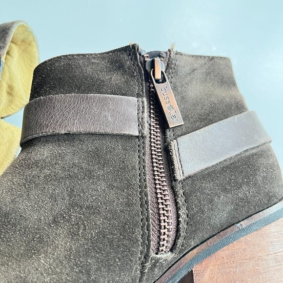 Bussola Reikia‎ Vik Dark Brown Suede Ankle Boots Womens Size 40 US 9.5 10… - Picture 8 of 11